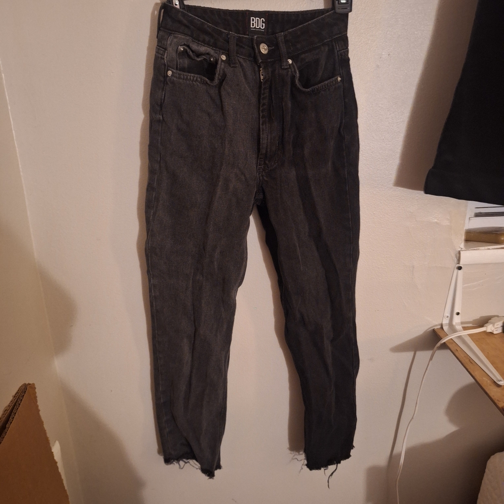 BDG Dark Gray Straight Jeans